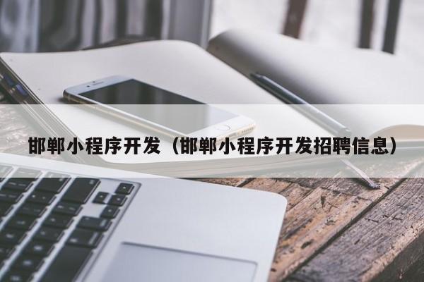 邯郸小程序开发（邯郸小程序开发招聘信息）